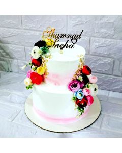 ബ്ലാക്ക് ഫോറസ്റ്റ് വെഡിങ് കേക്ക് 2 kg